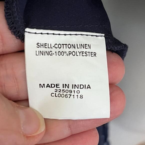 ESHAKTI Wayward Fancies Patriotic Star Print Midi Dress with Pockets SZ 6 - Picture 8 of 10